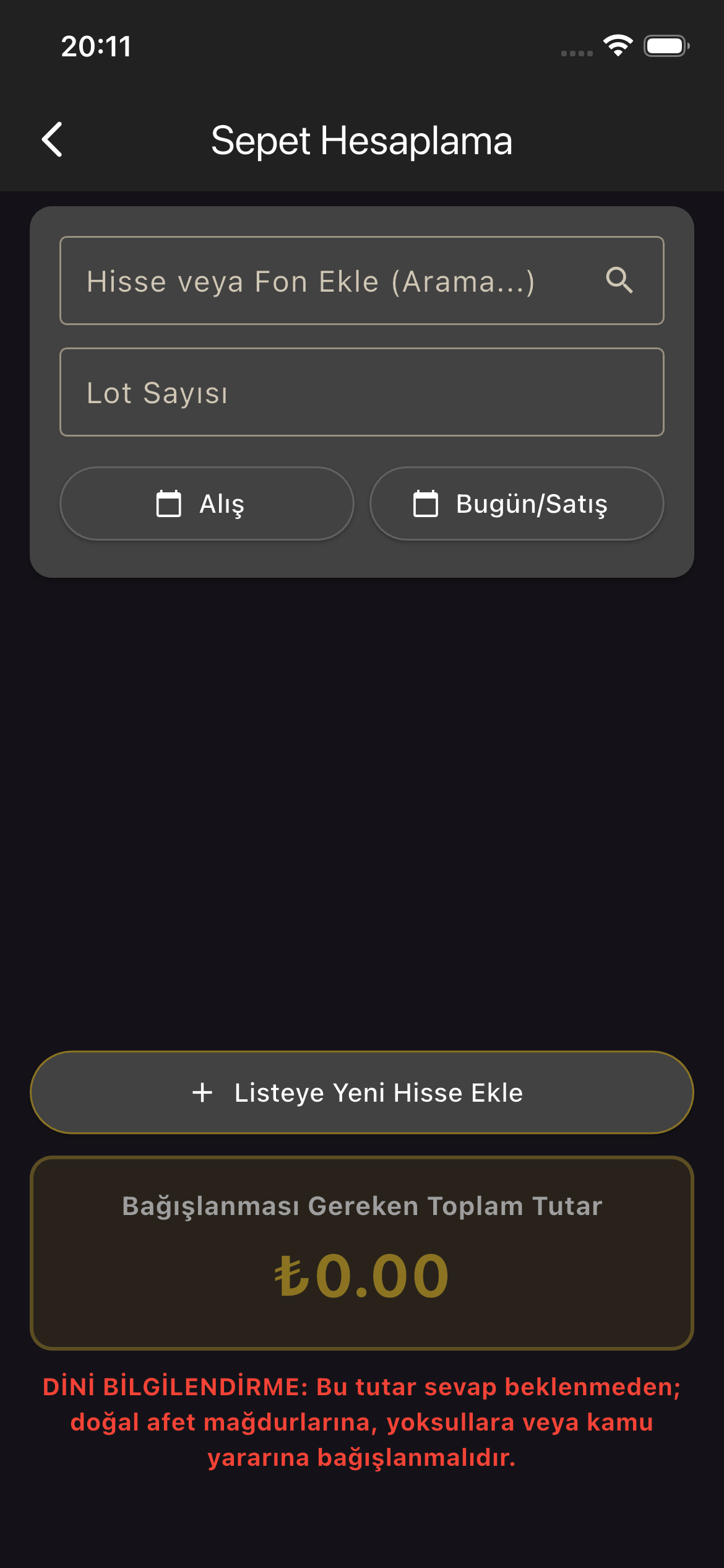 Hesap Makinesi Ekranı